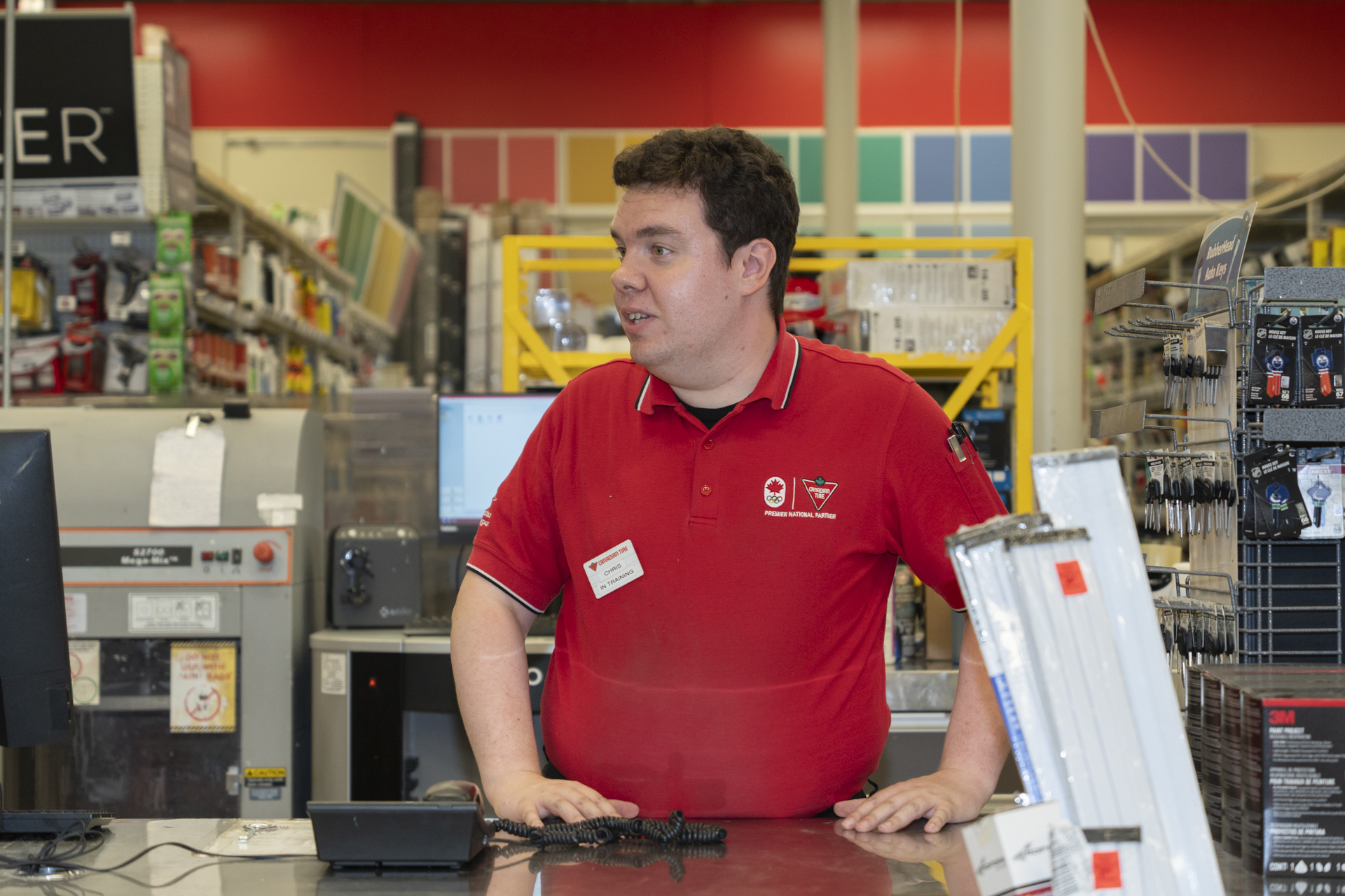 working at Canadian Tire