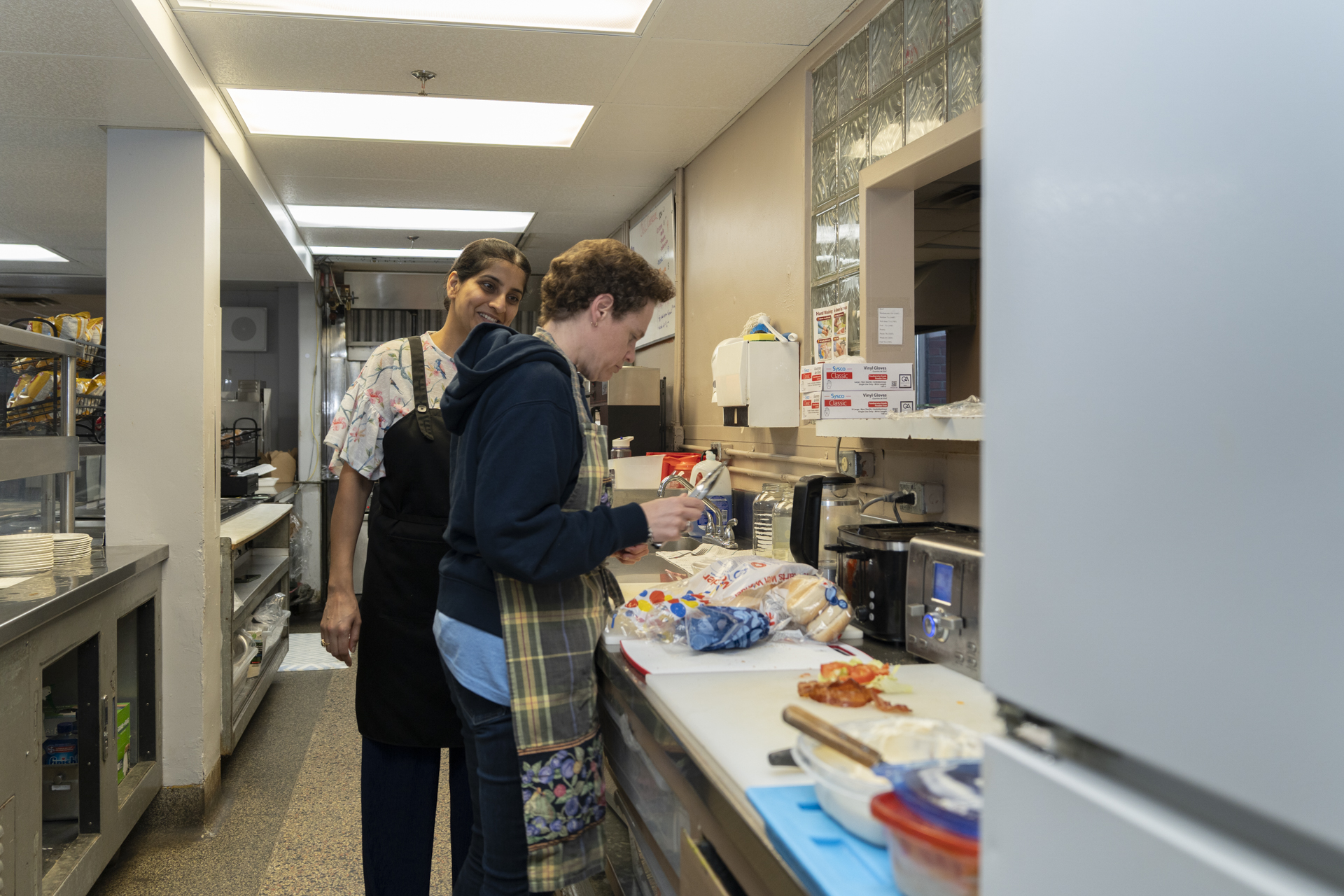 Working at the Deli Connection